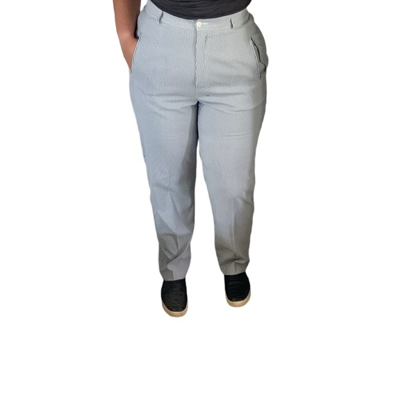 High Rise Pinstripe Dress Pants - Picture 5 of 6